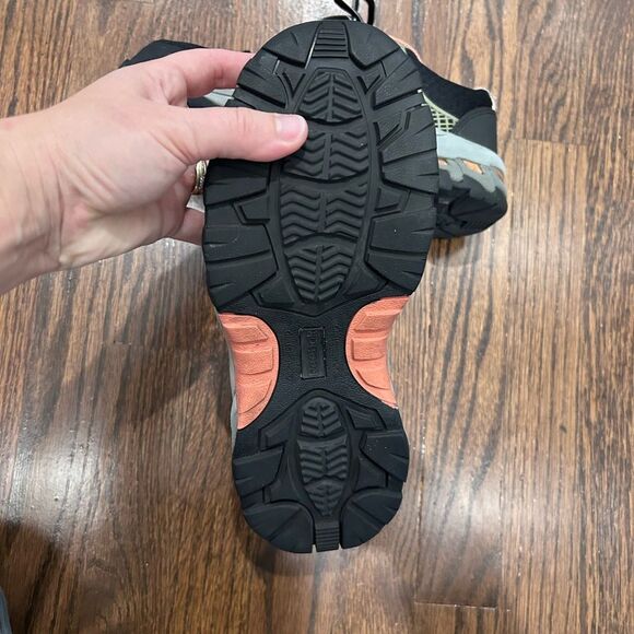 Reebok Heckler Women's Composite Toe Work Athletic Sneakers Black Peach Size 8 - Picture 6 of 10